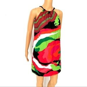 JULIE BROWN silk blend dress